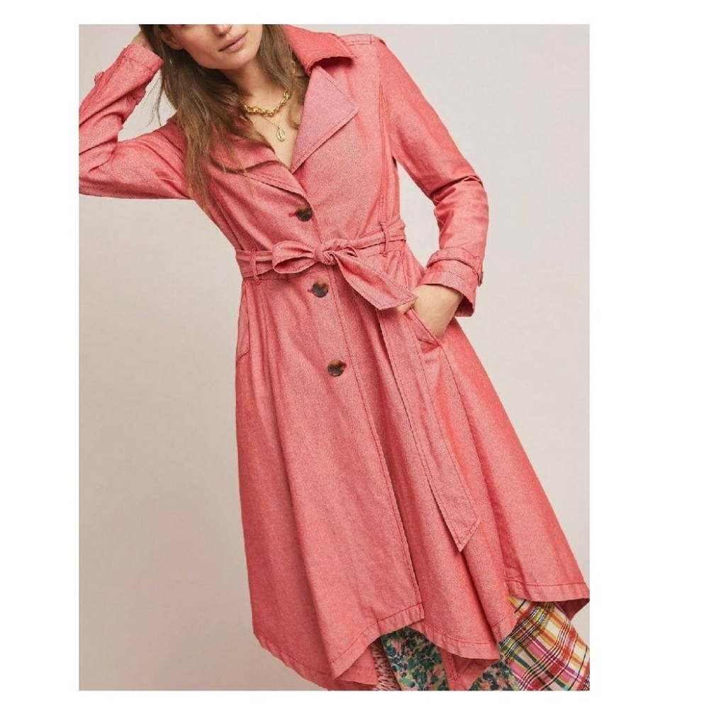 Anthropologie Elle Trench Coat $200 - NWT